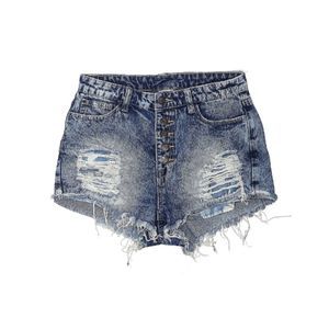NWOT Litz Jeans Distressed Denim Shorts Size 28